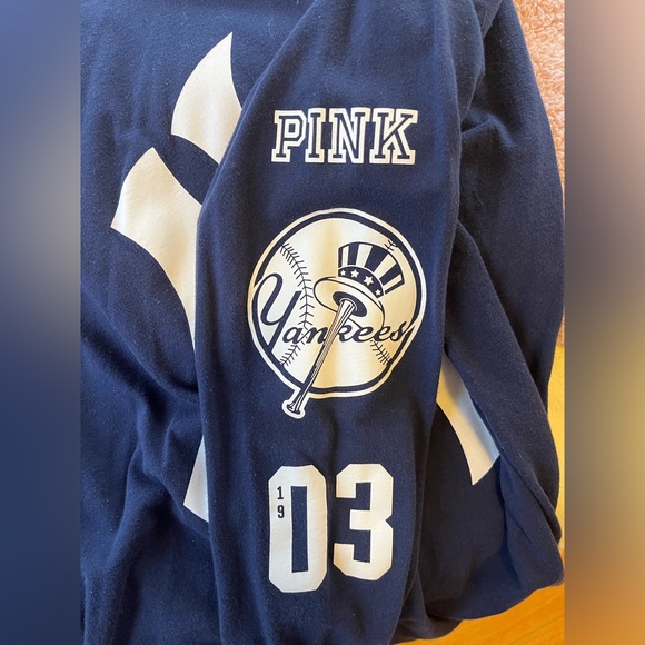 PINK Victoria’s Secret Yankees Hoodie - Picture 3 of 5